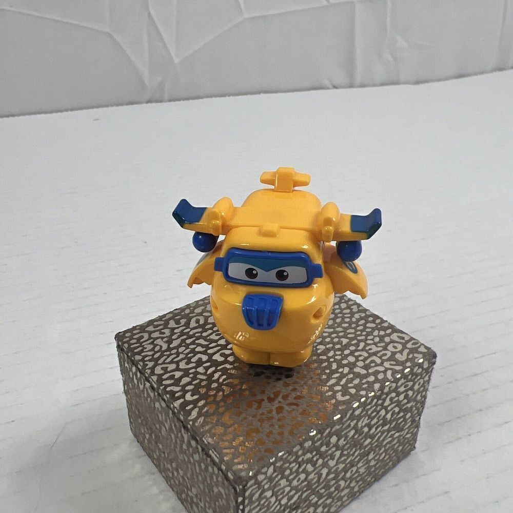 2016 Auedey Alpha Super Wings Diecast Donnie Transforms Hard To Find! Mini